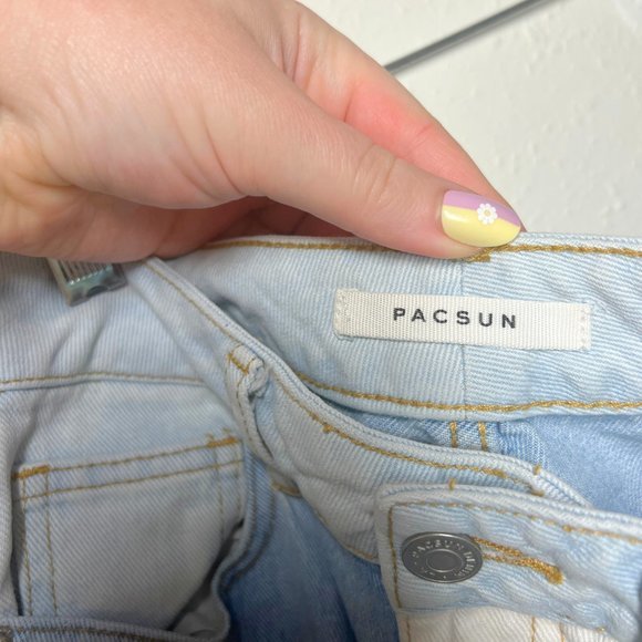 Pacsun Patchwork Mom Jeans - Picture 5 of 8